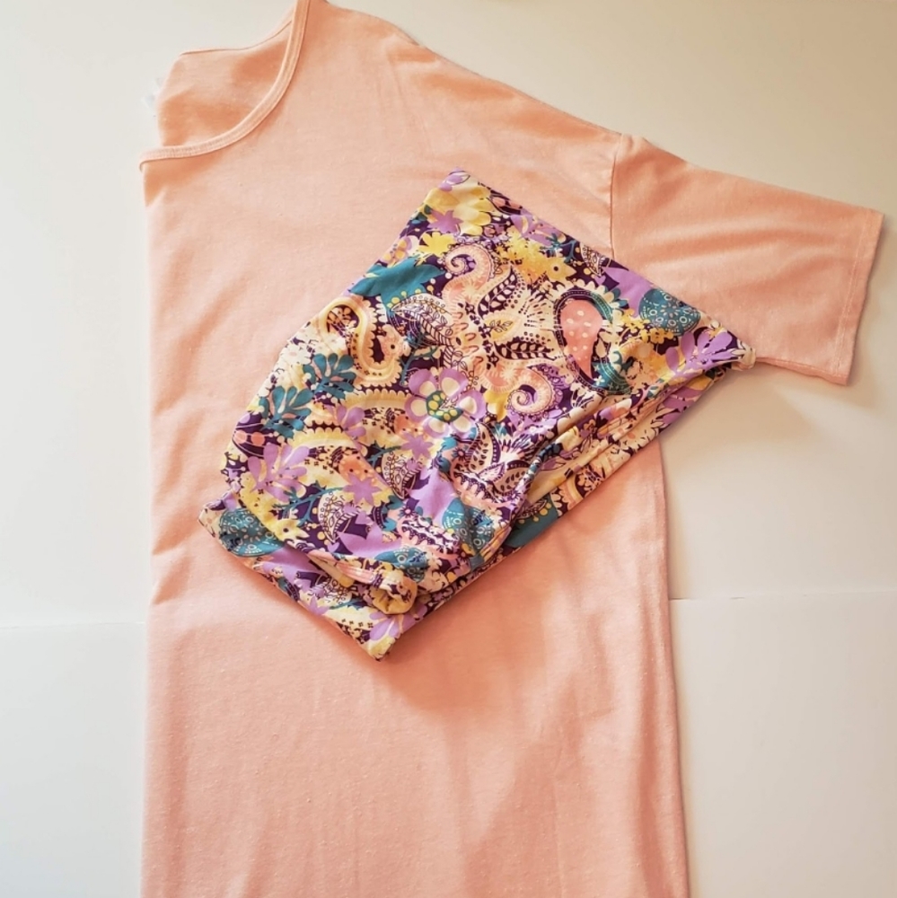 Lularoe XL Irma top & TC leggings